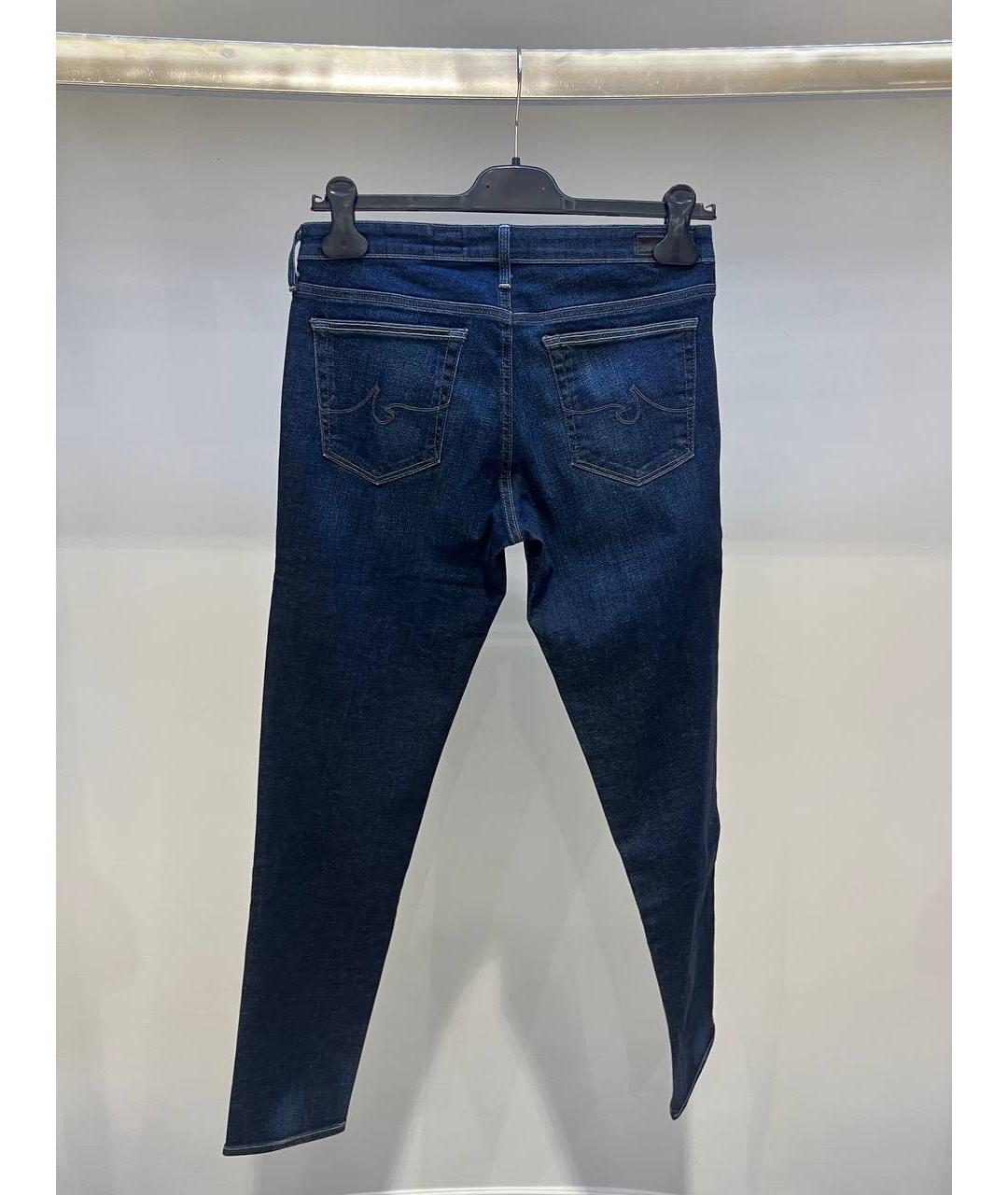 AG JEANS Синие джинсы слим, фото 2