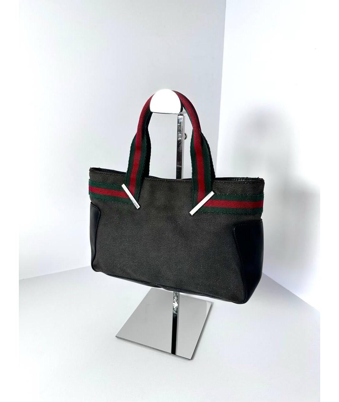 GUCCI Черная сумка с короткими ручками, фото 2