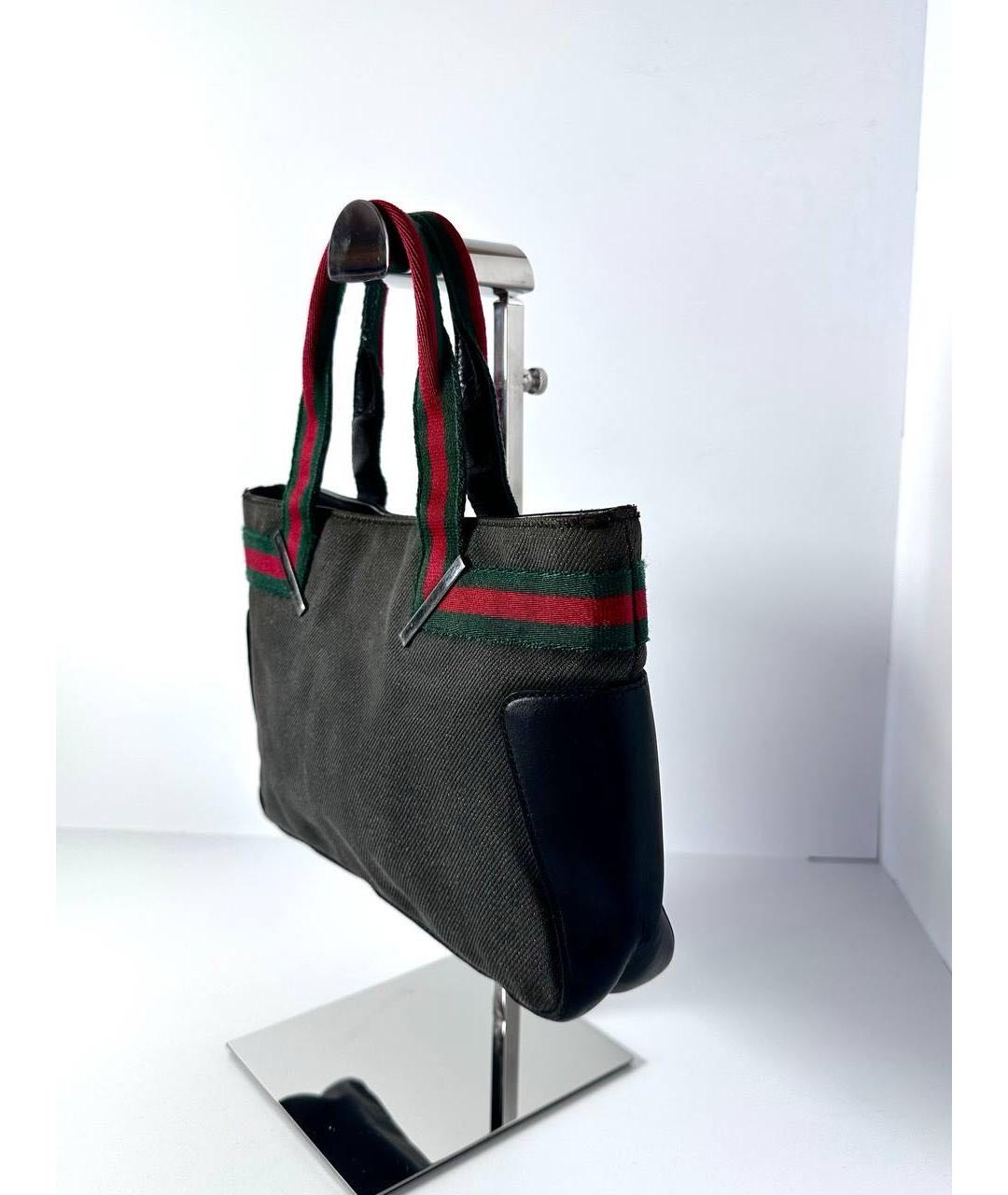 GUCCI Черная сумка с короткими ручками, фото 4