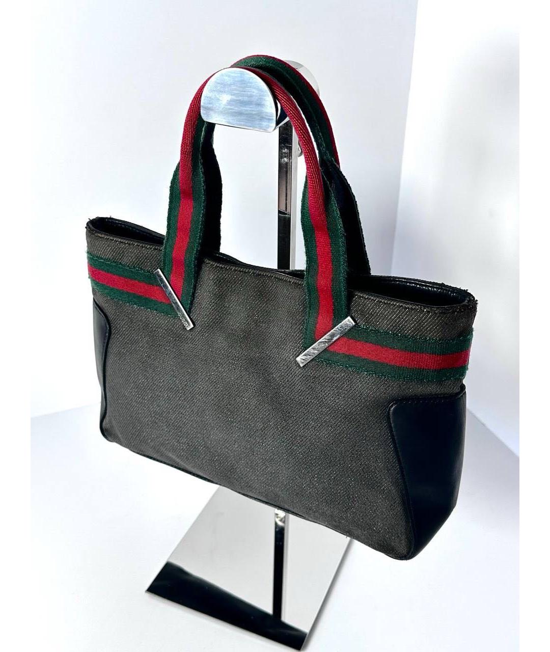 GUCCI Черная сумка с короткими ручками, фото 5