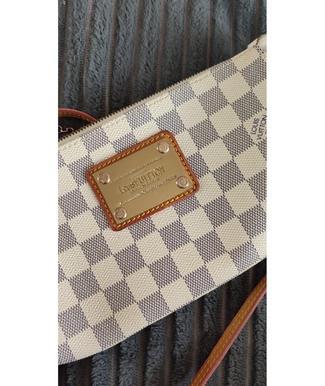 LOUIS VUITTON Бежевая кожаная сумка через плечо, фото 2