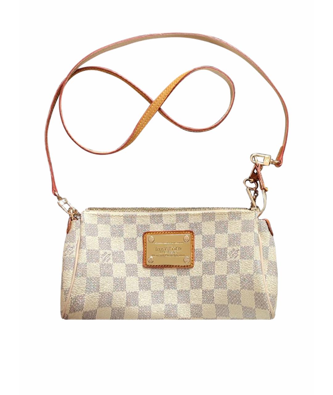 LOUIS VUITTON Бежевая кожаная сумка через плечо, фото 1