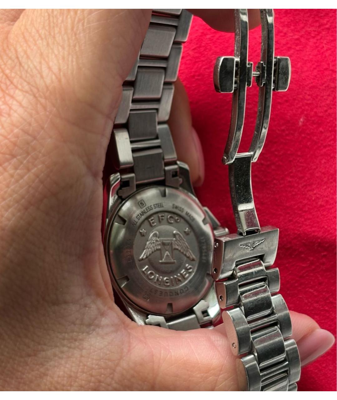 LONGINES Серебряные часы, фото 2