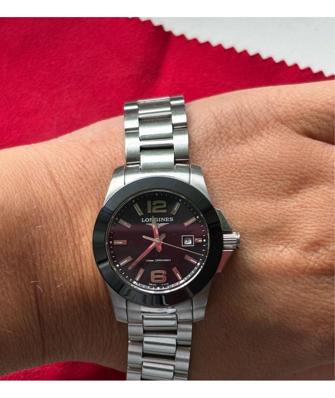 LONGINES Серебряные часы, фото 3