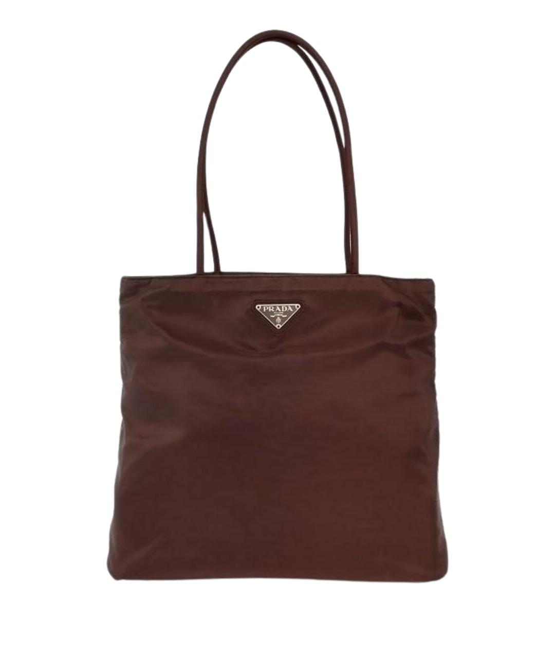 PRADA Коричневая сумка тоут, фото 1
