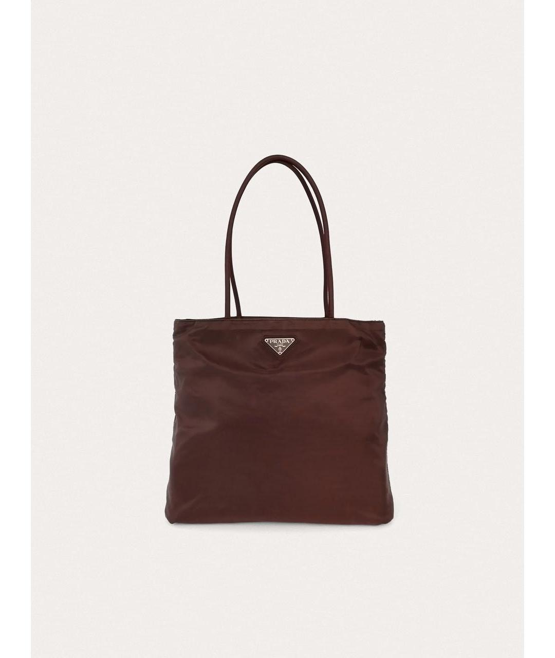 PRADA Коричневая сумка тоут, фото 9