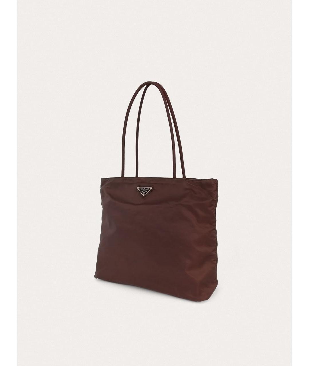 PRADA Коричневая сумка тоут, фото 2