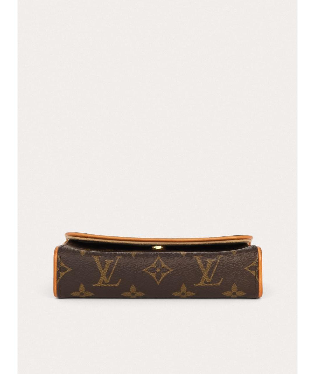LOUIS VUITTON Коричневая поясная сумка, фото 4