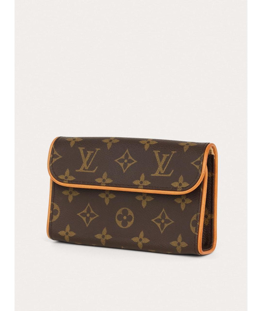 LOUIS VUITTON Коричневая поясная сумка, фото 2