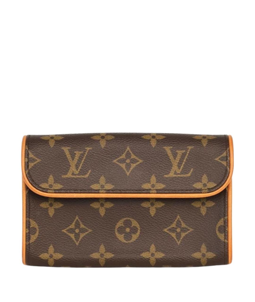 LOUIS VUITTON Коричневая поясная сумка, фото 1