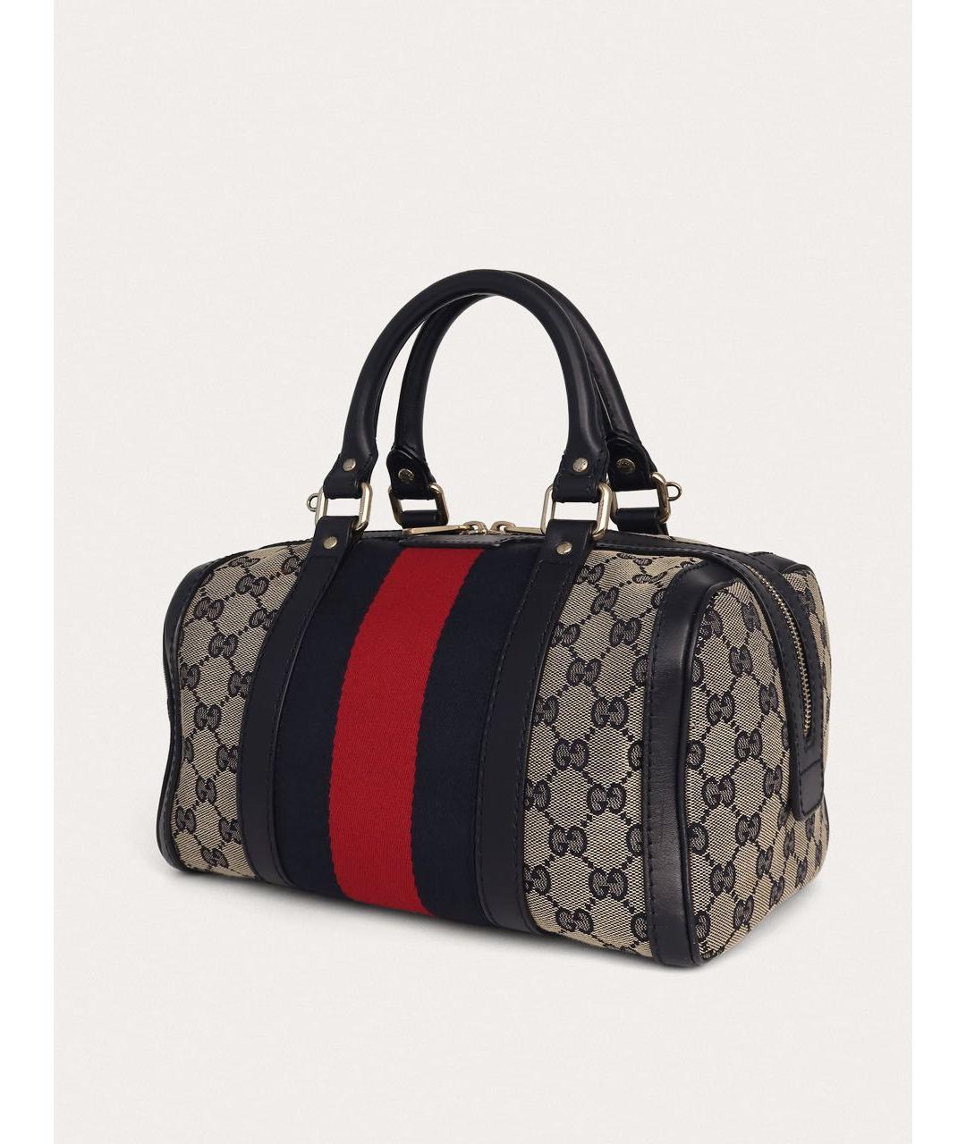 GUCCI Синяя сумка с короткими ручками, фото 2