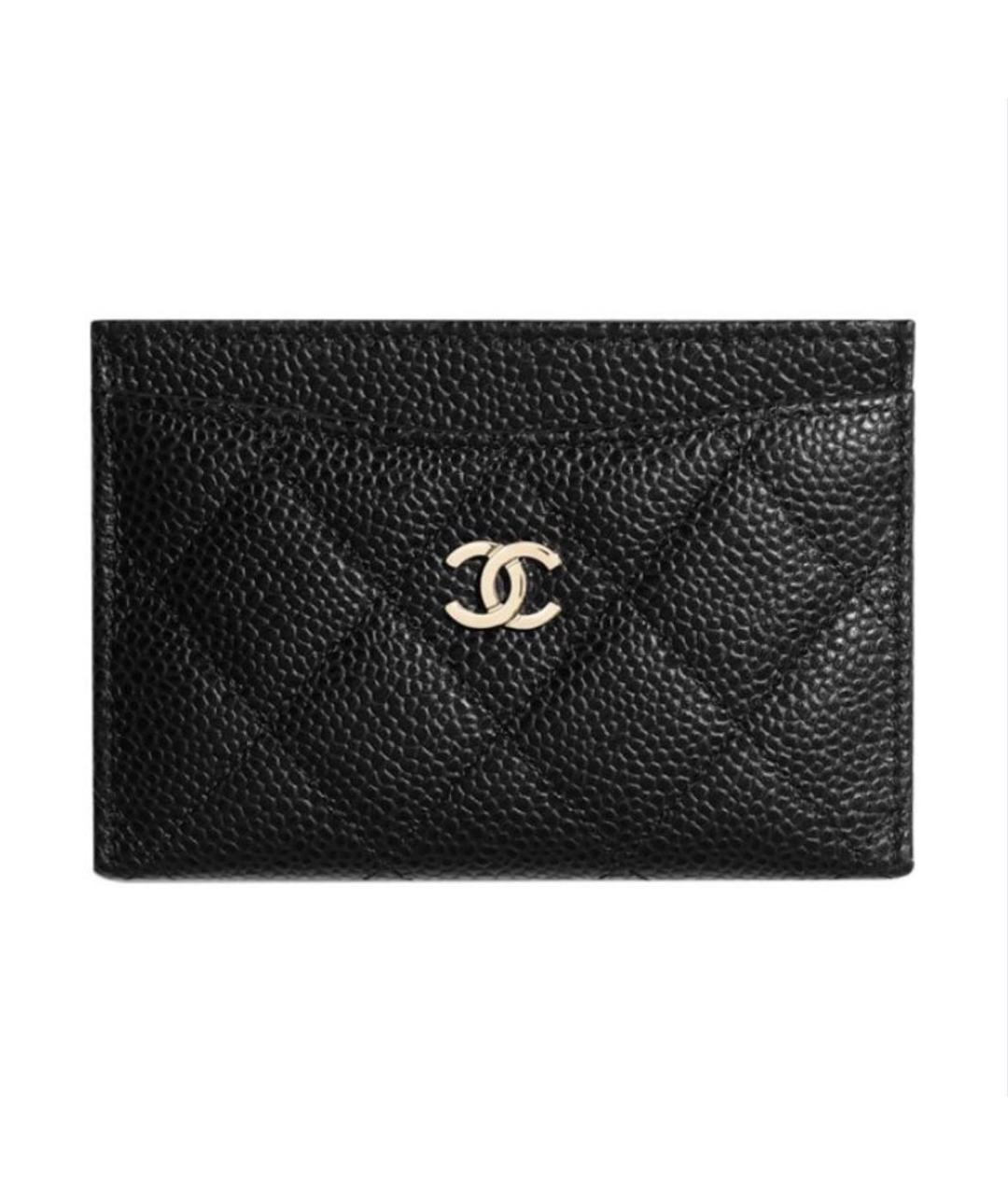 CHANEL Черный кожаный кардхолдер, фото 9