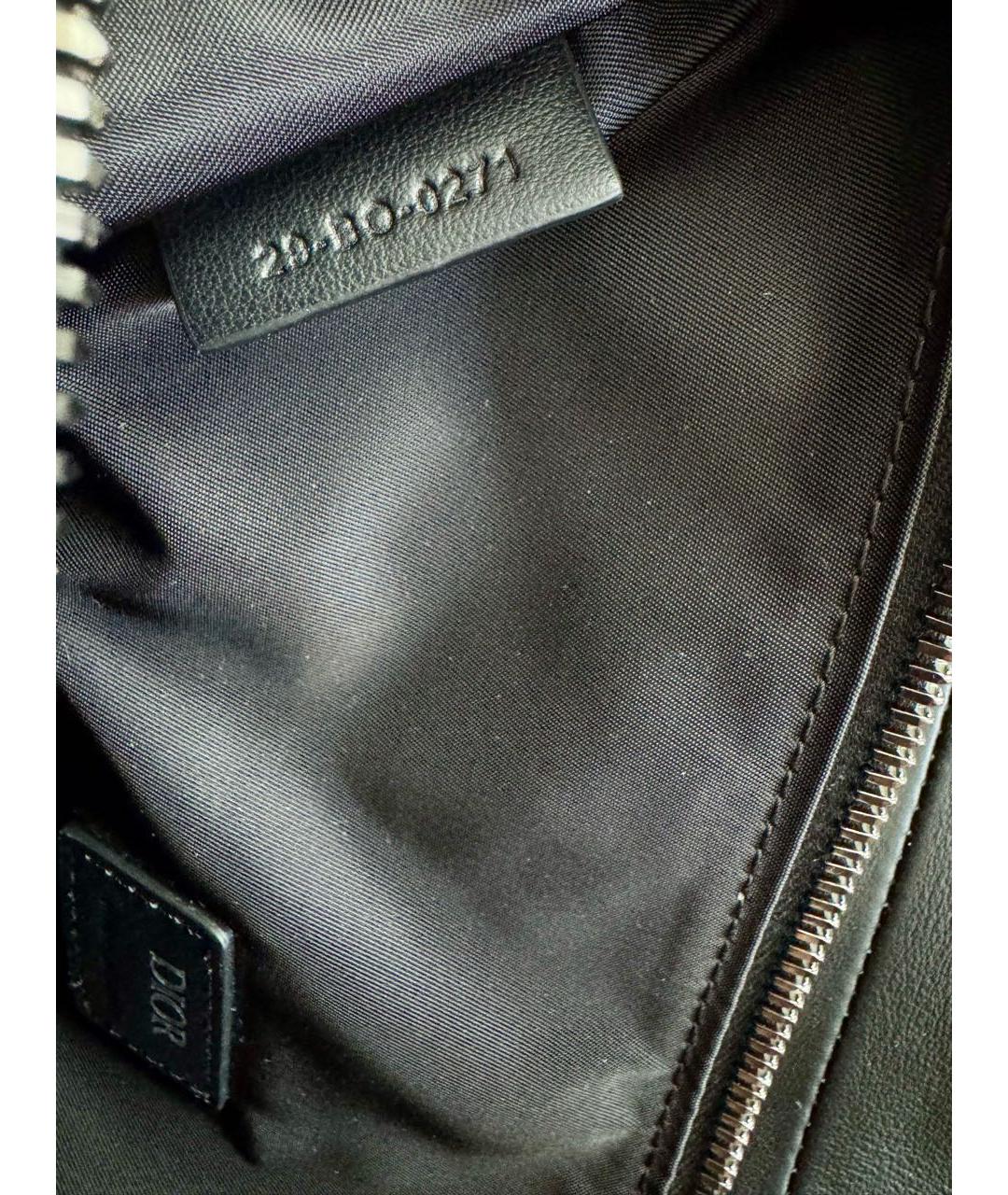 CHRISTIAN DIOR Черная поясная сумка, фото 8