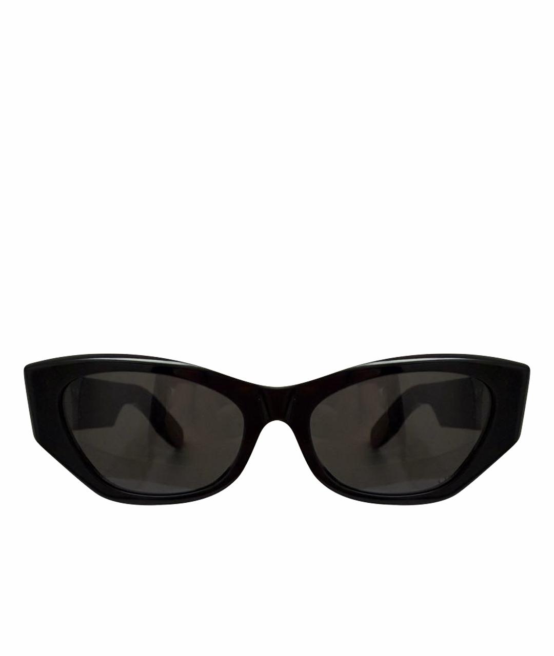 CHRISTIAN DIOR Черные пластиковые солнцезащитные очки, фото 1