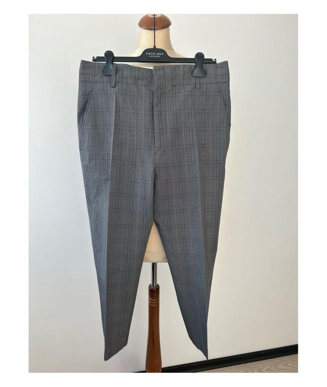 ISABEL MARANT ETOILE Антрацитовый хлопковый костюм с брюками, фото 4