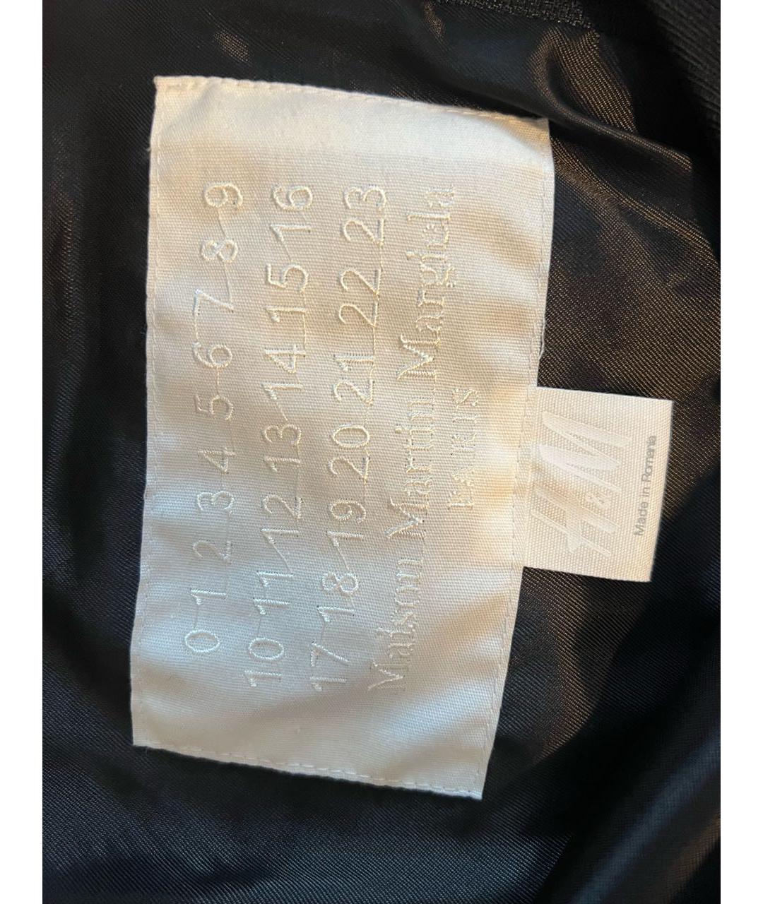 MAISON MARGIELA Черное синтетическое повседневное платье, фото 5
