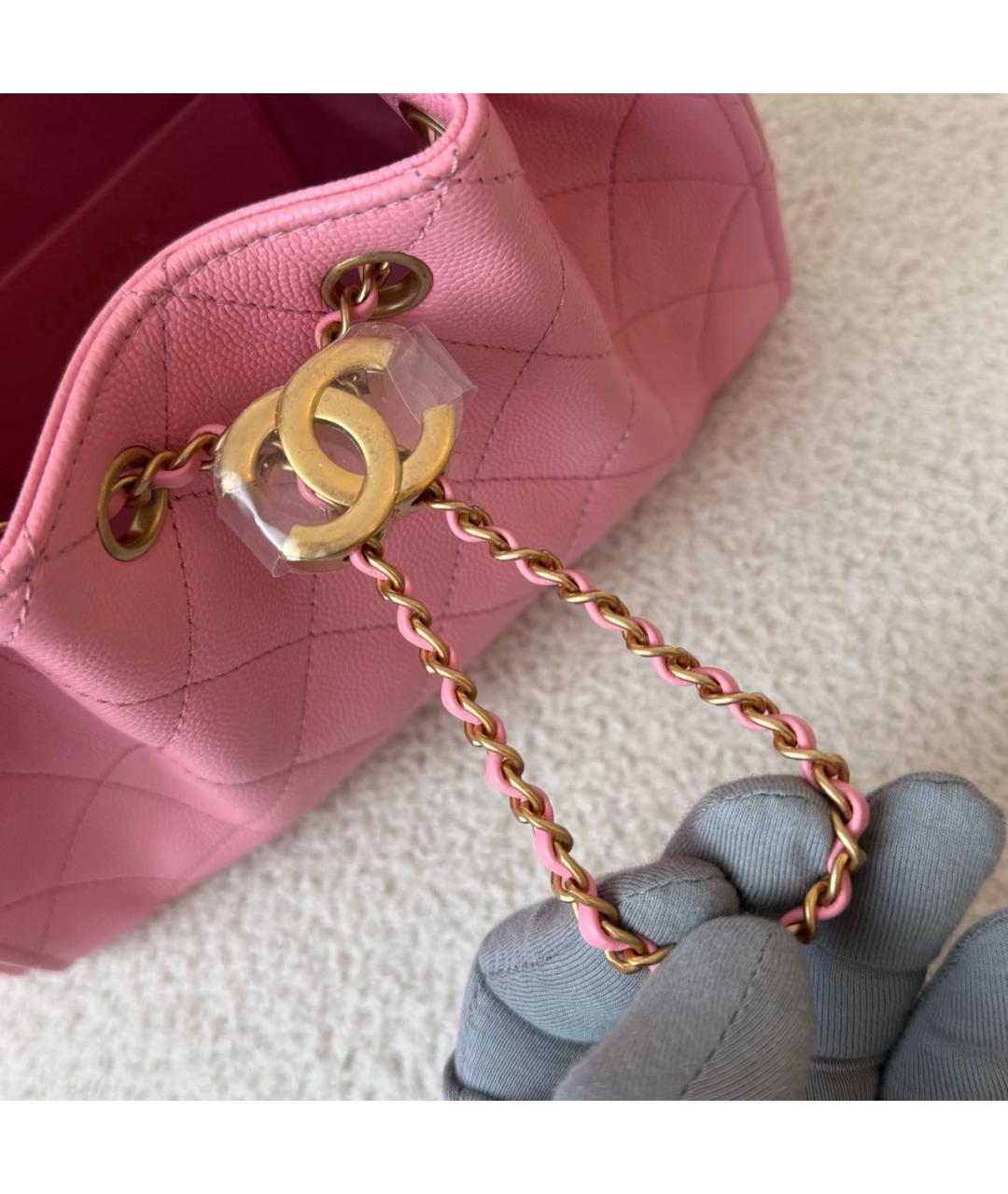 CHANEL Кожаная сумка через плечо, фото 6