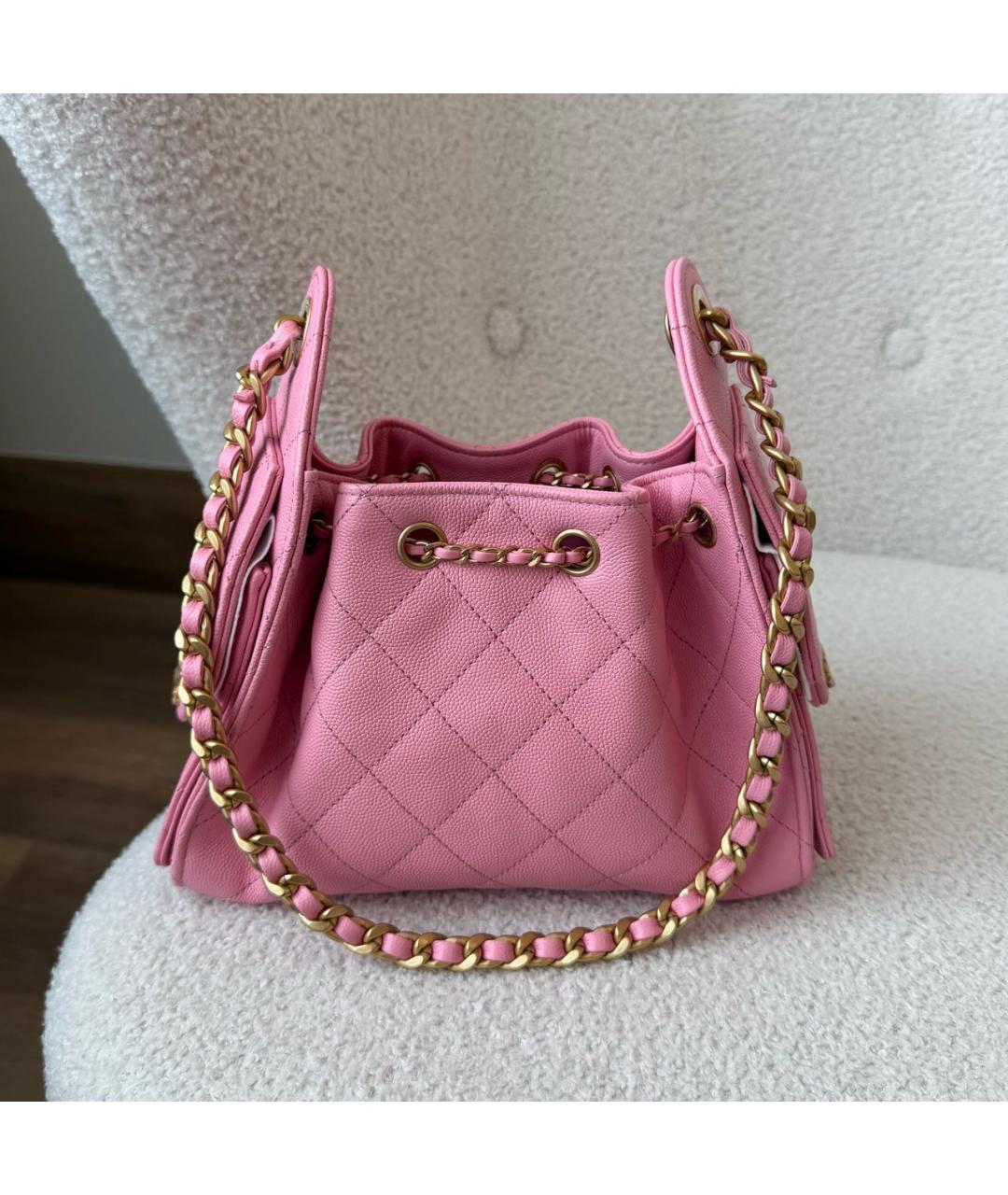 CHANEL Кожаная сумка через плечо, фото 3
