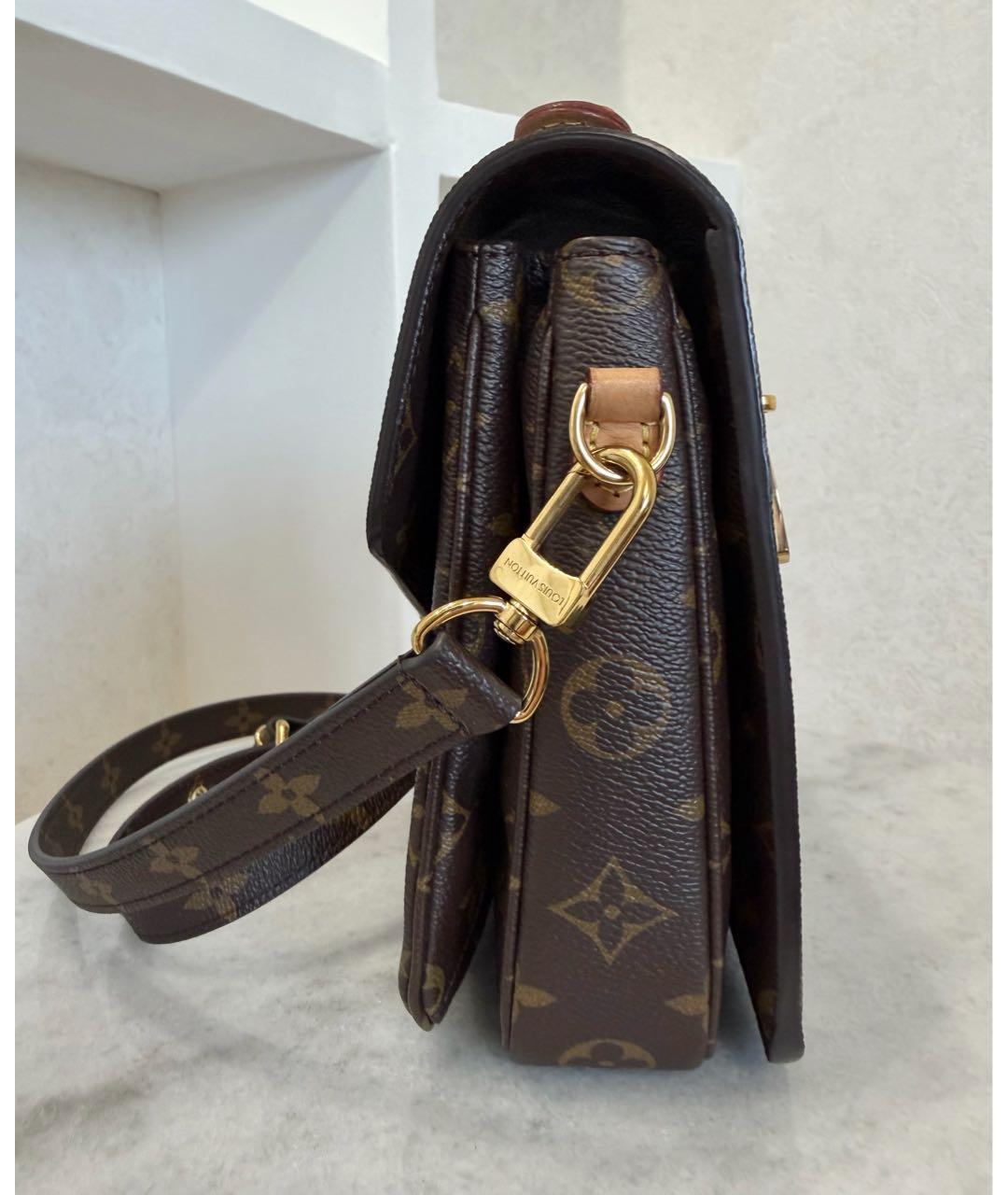 LOUIS VUITTON Коричневая сумка через плечо, фото 7