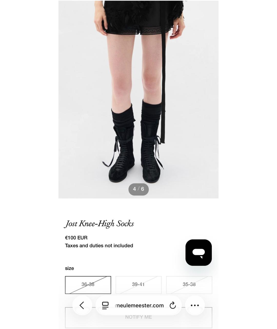 ANN DEMEULEMEESTER Черные носки, чулки и колготы, фото 4