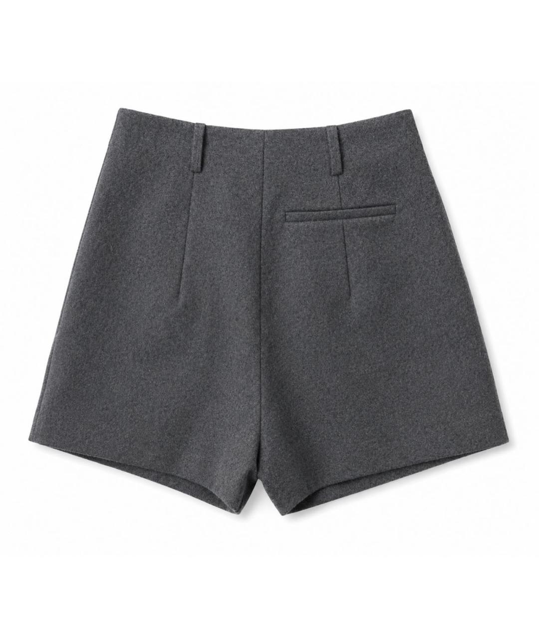 ACNE STUDIOS Серые шерстяные шорты, фото 2