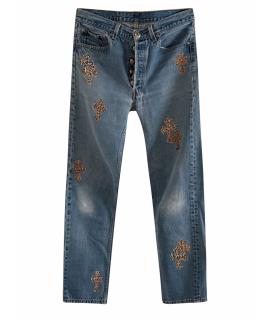 CHROME HEARTS Прямые джинсы