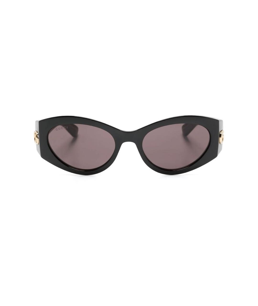 GUCCI Черные пластиковые солнцезащитные очки, фото 2