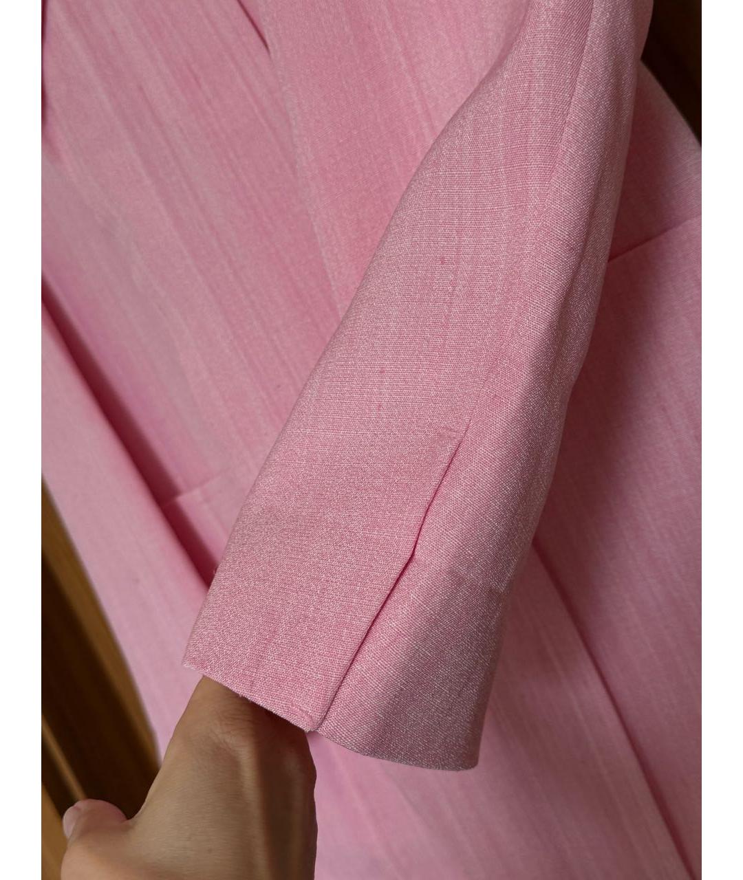 JACQUEMUS Розовый вискозный жакет/пиджак, фото 4