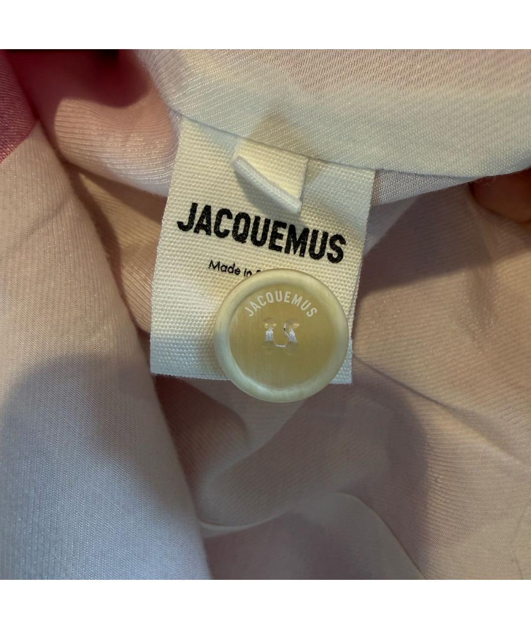 JACQUEMUS Розовый вискозный жакет/пиджак, фото 5