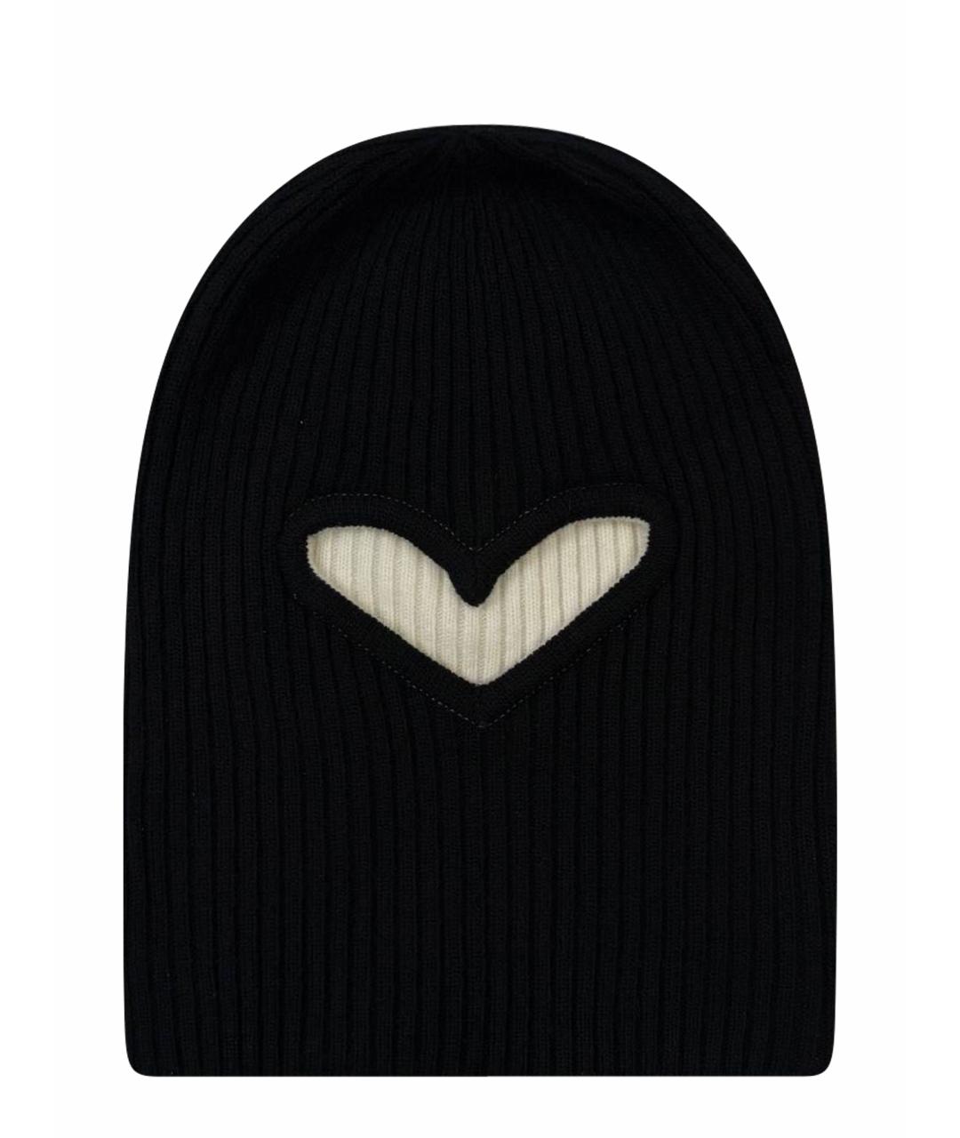 BURBERRY Черная шапка, фото 1