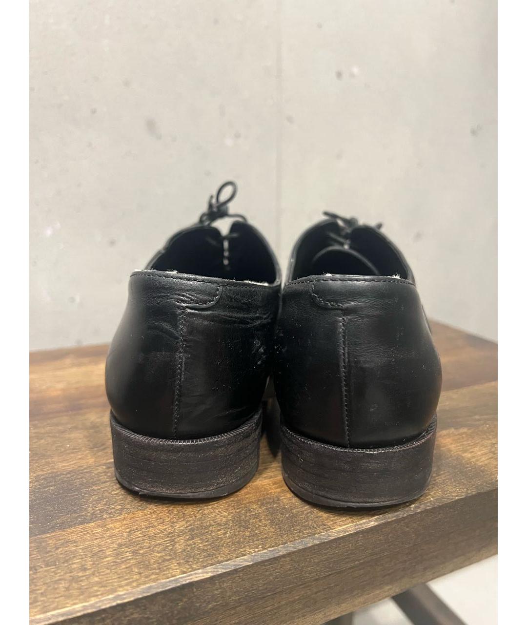 BALLY Черные кожаные ботинки, фото 4