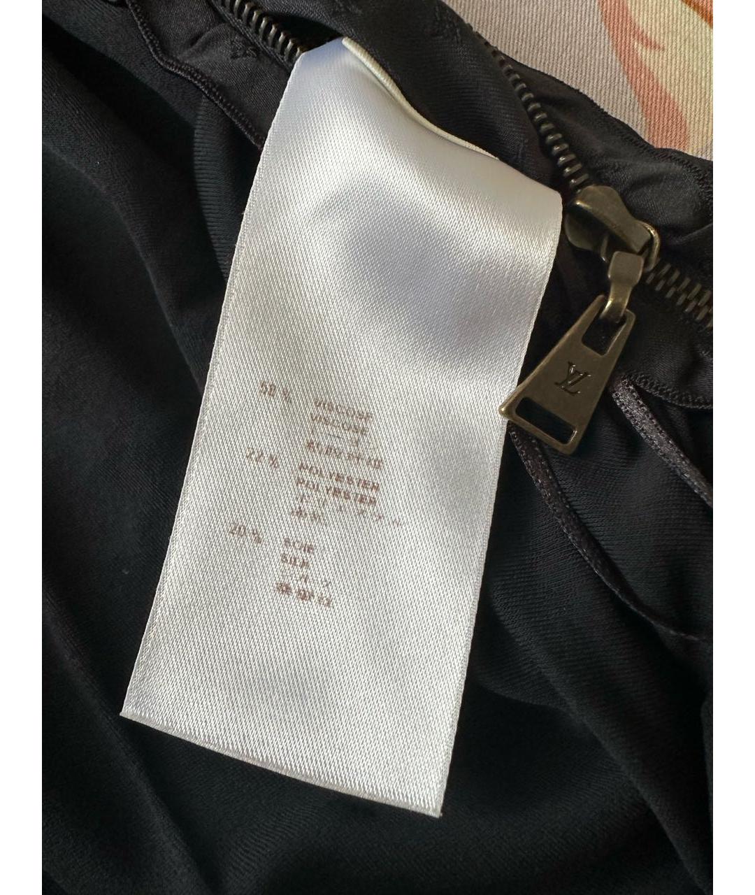 LOUIS VUITTON Черное вискозное коктейльное платье, фото 5