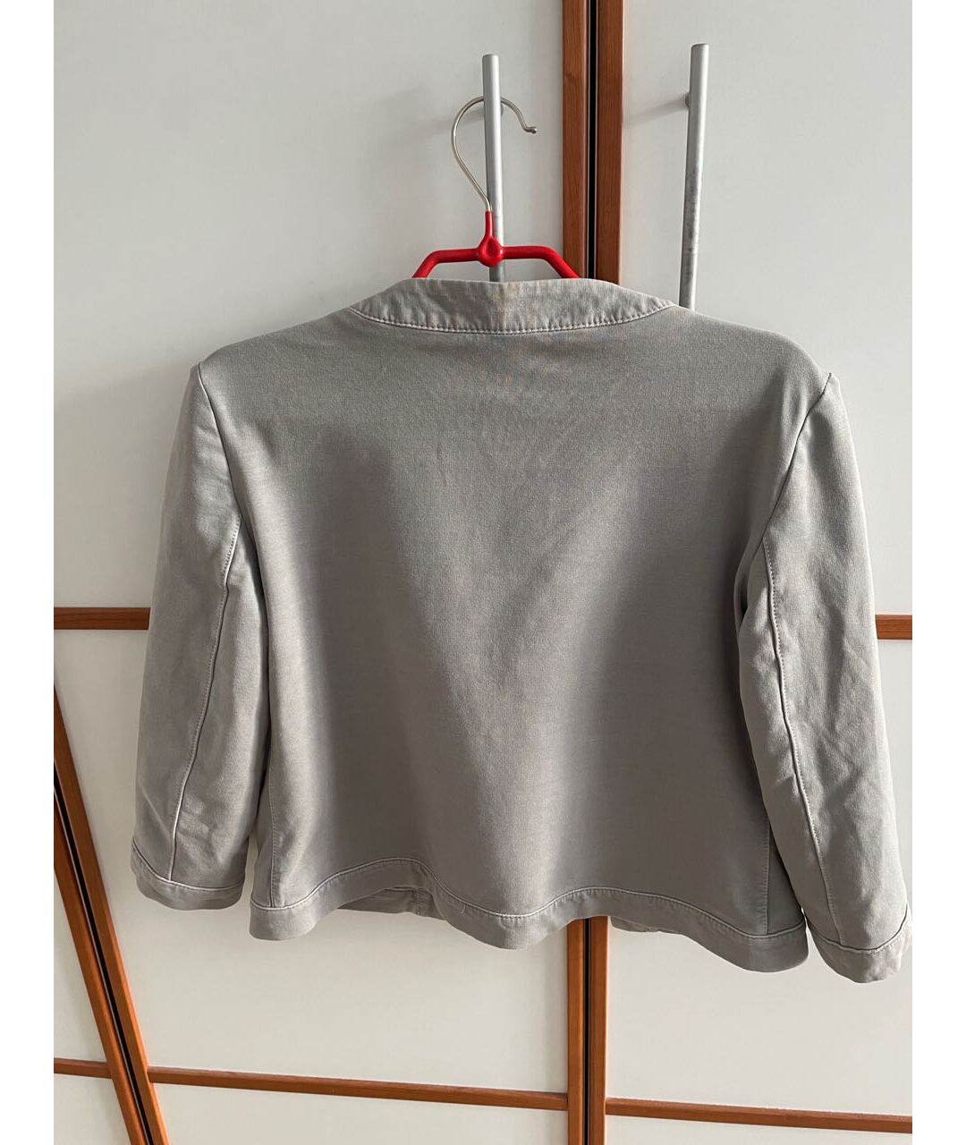 CIRCOLO 1901 Серый хлопко-эластановый жакет/пиджак, фото 2