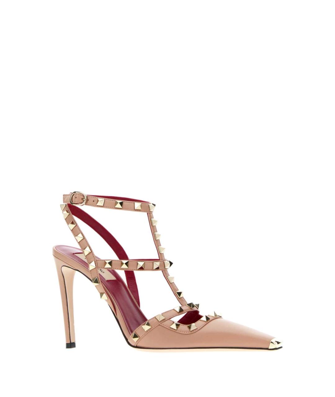 VALENTINO Розовые кожаные туфли, фото 2