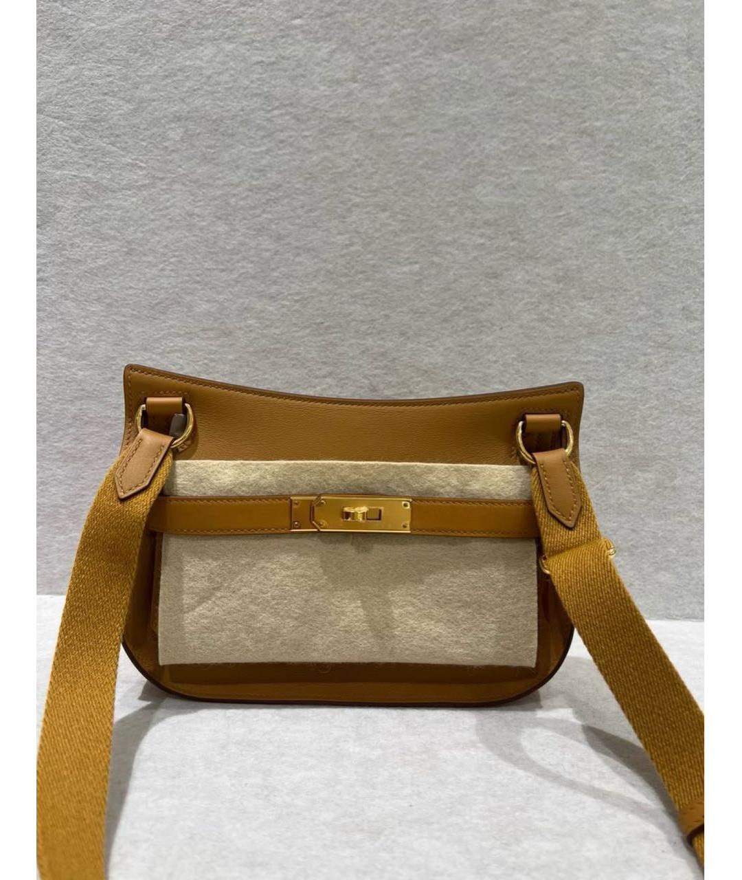 HERMES Коричневая кожаная сумка через плечо, фото 3