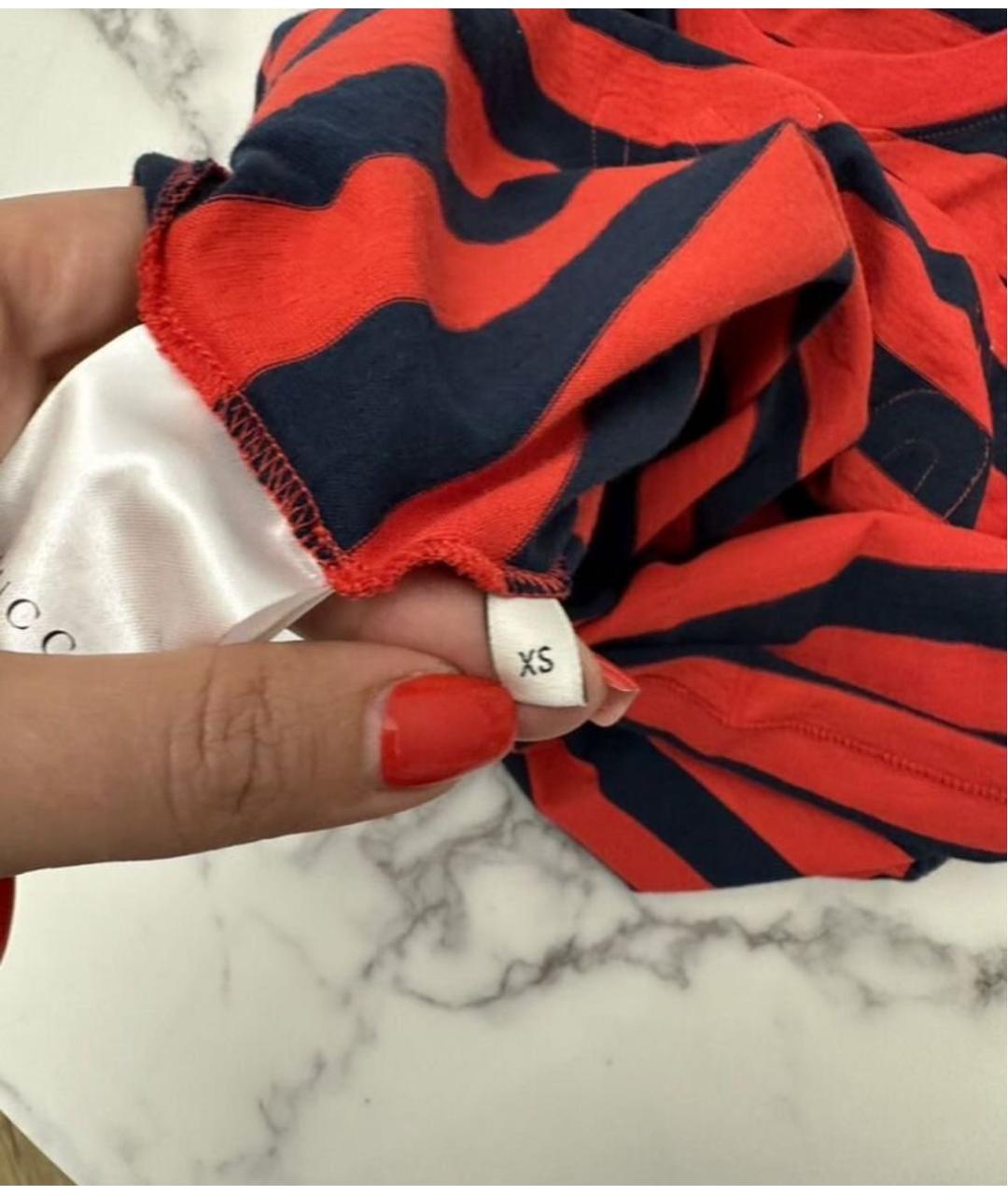GUCCI Мульти хлопковая майка, фото 5