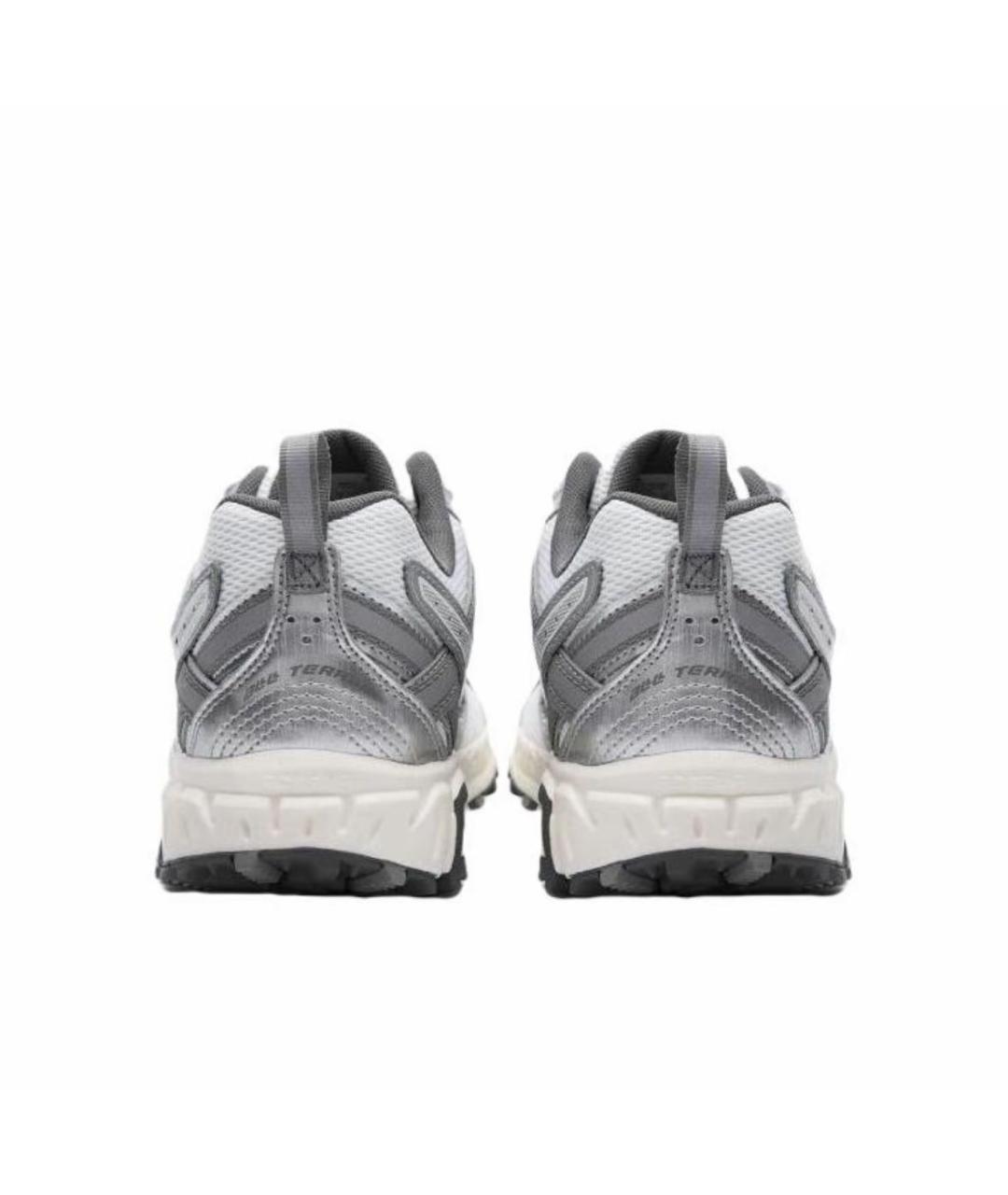 NEW BALANCE Серебряные текстильные низкие кроссовки / кеды, фото 4