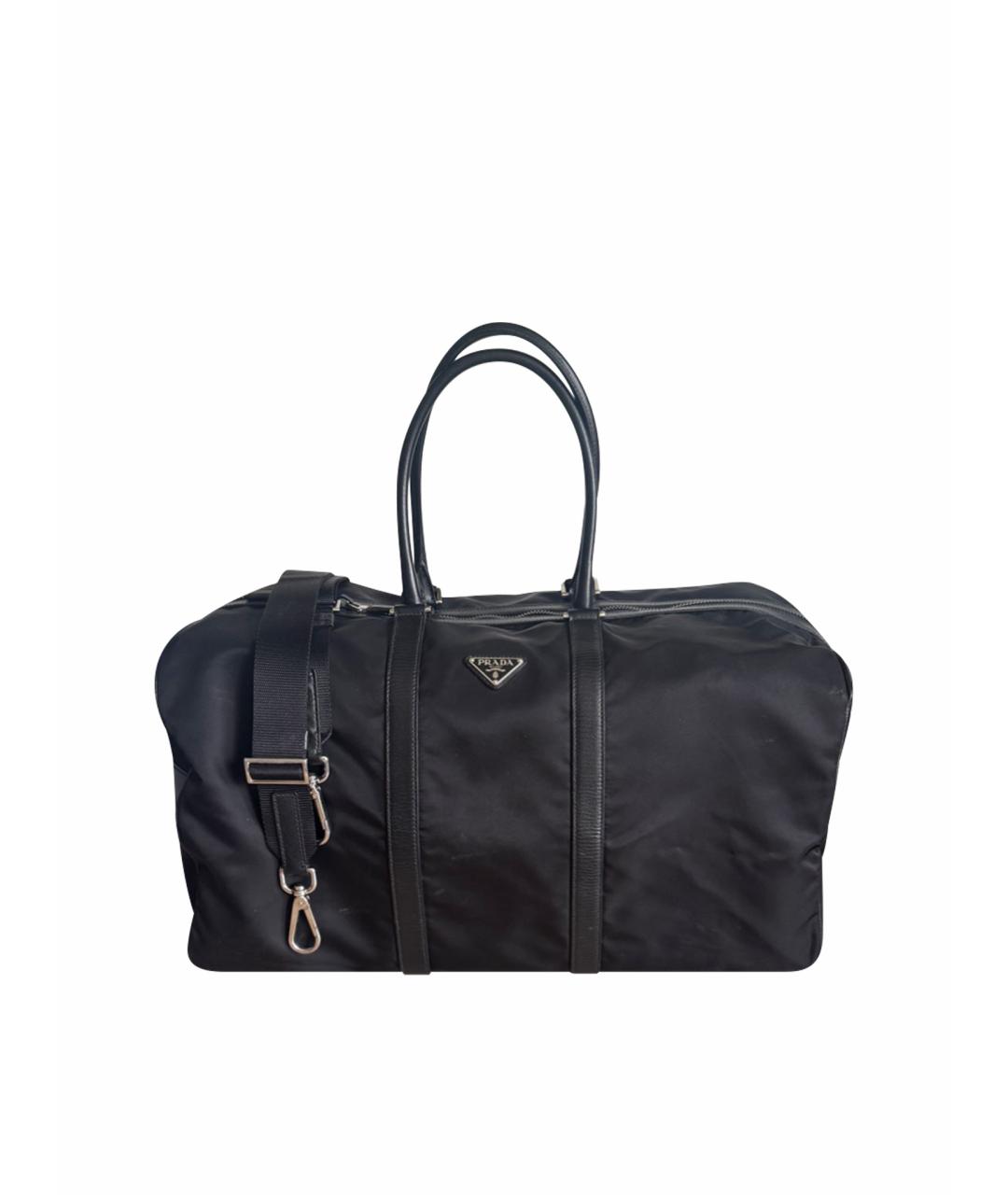 PRADA Черная дорожная/спортивная сумка, фото 1