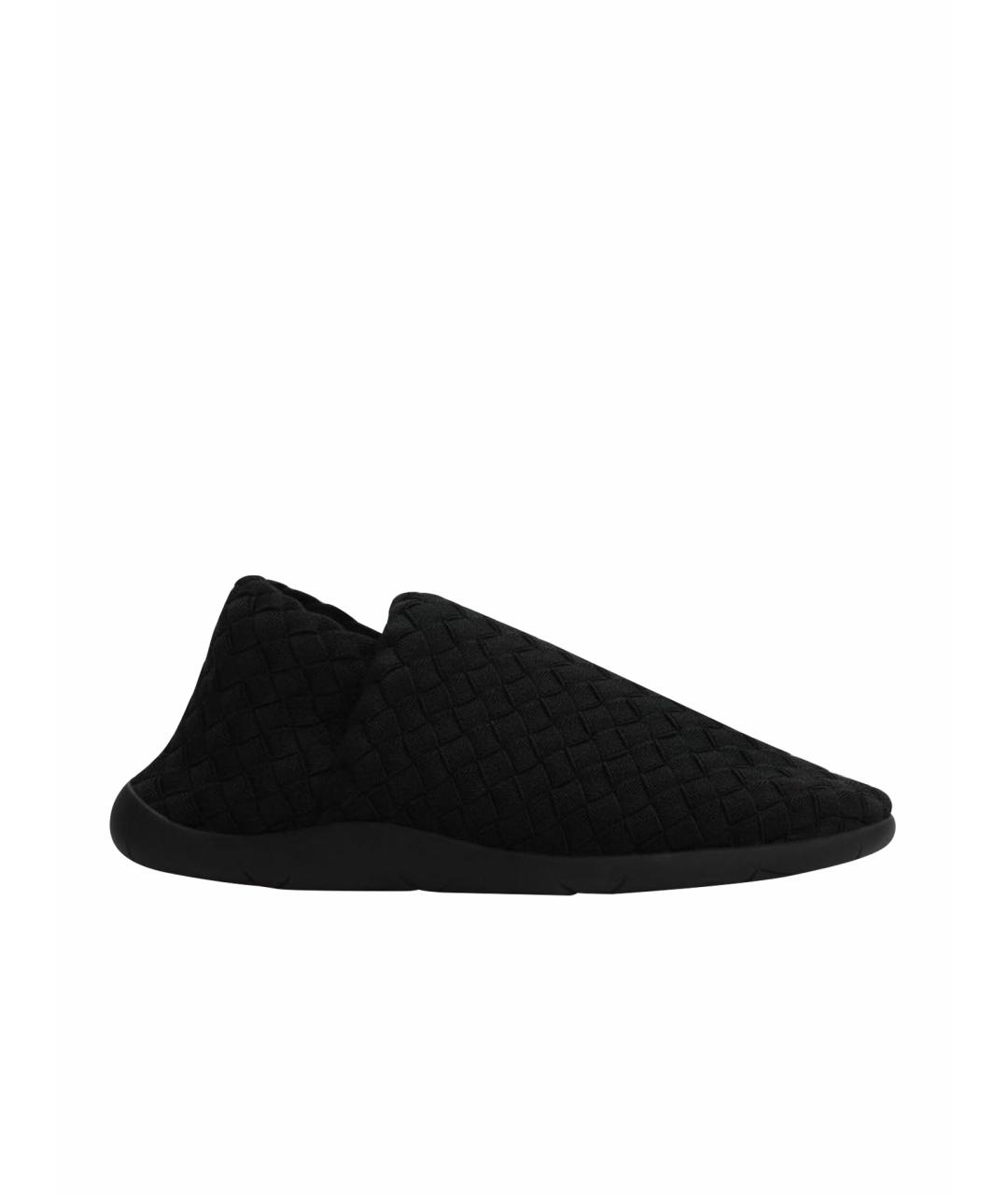 BOTTEGA VENETA Черные текстильные лоферы, фото 1