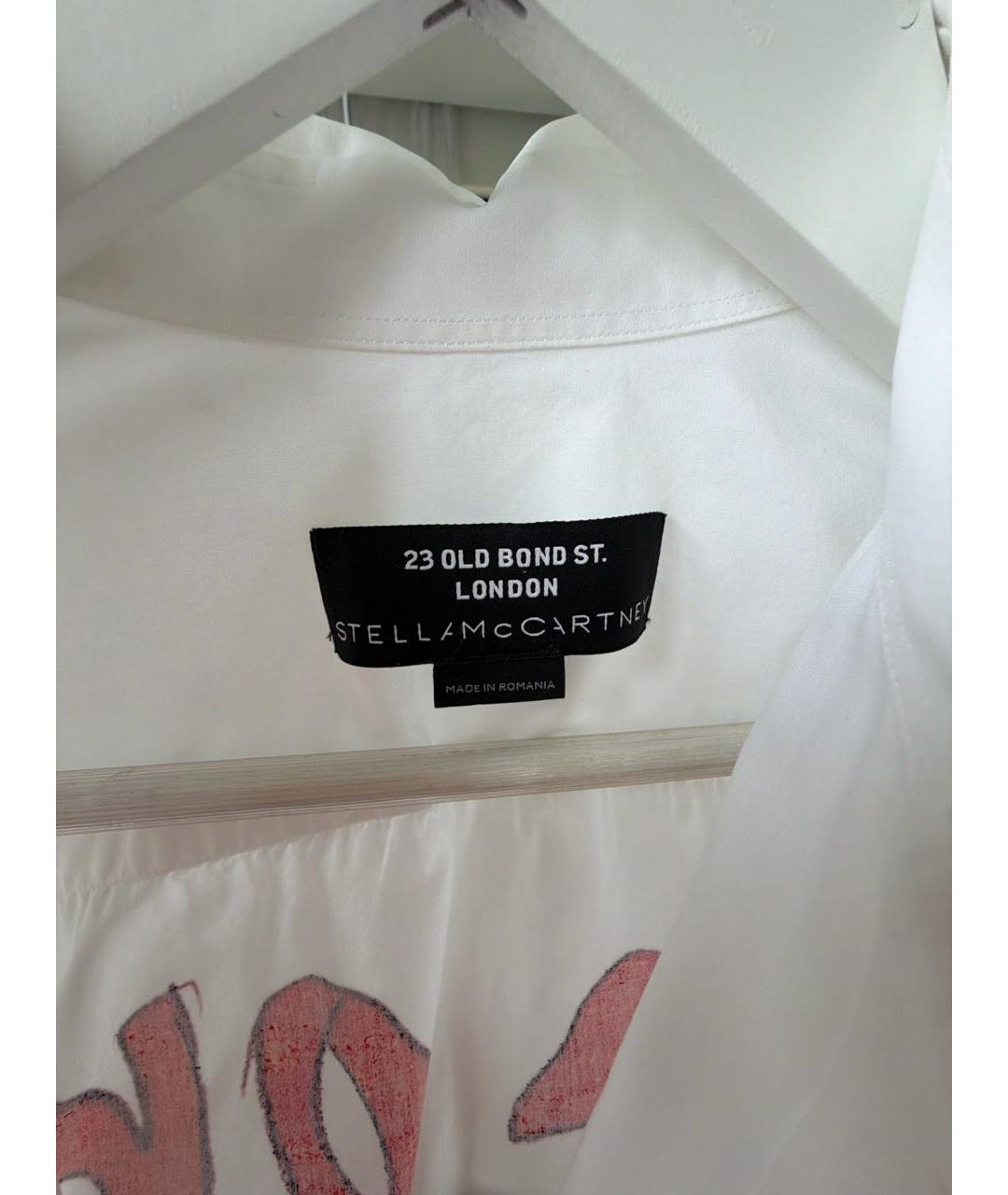 STELLA MCCARTNEY Белая хлопковая рубашка, фото 3