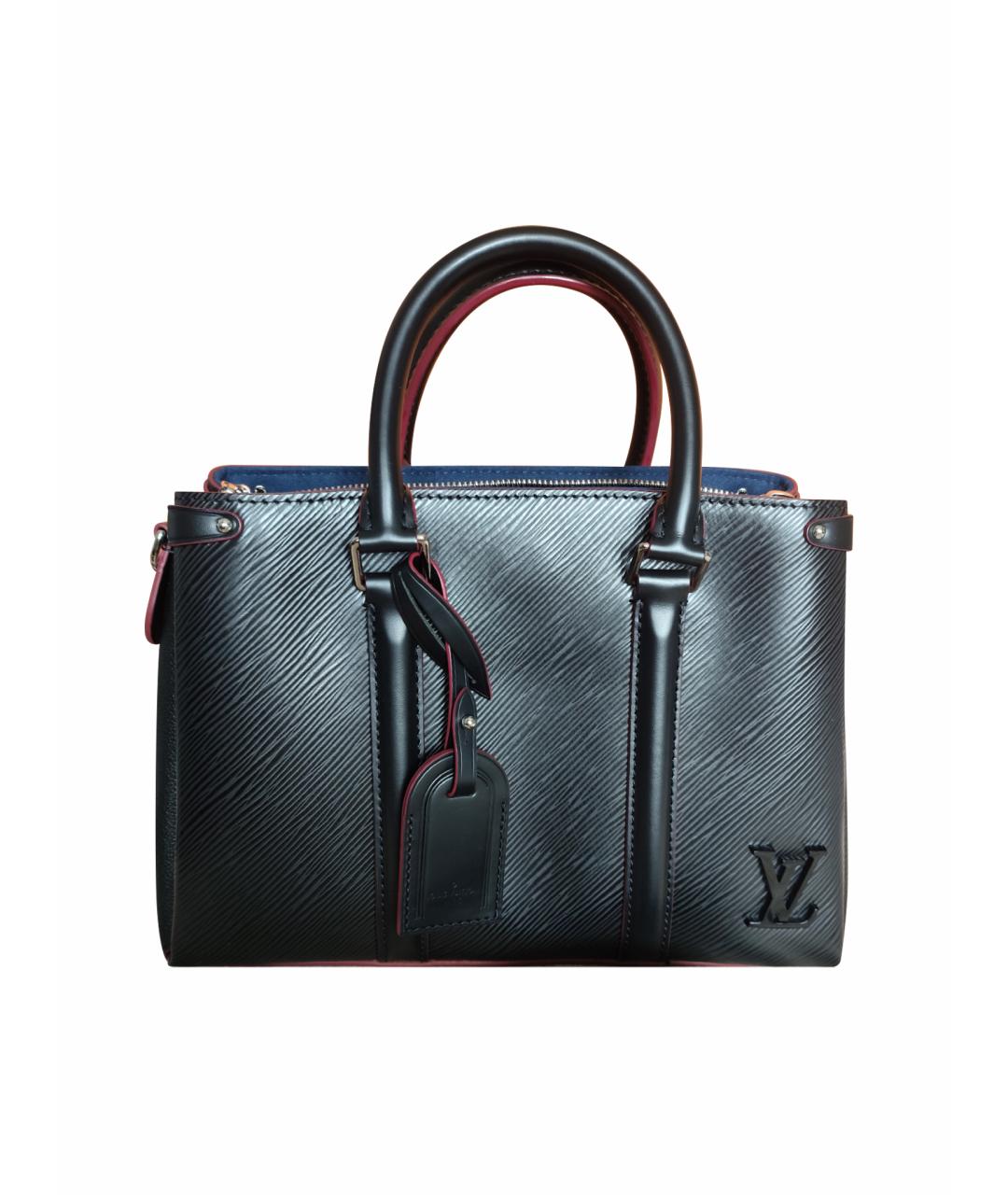 LOUIS VUITTON Черная кожаная сумка через плечо, фото 1