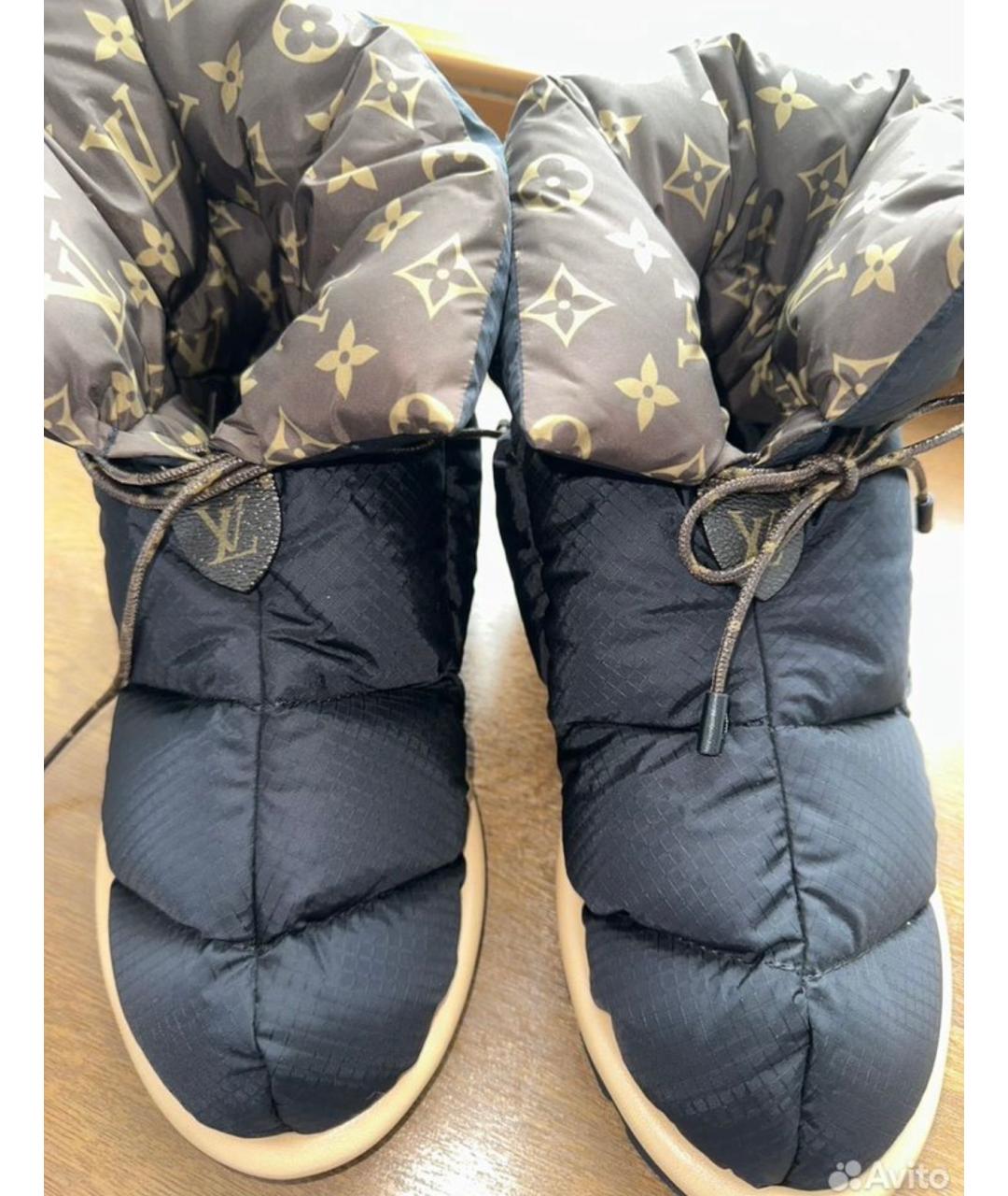 LOUIS VUITTON Черные полусапоги, фото 2