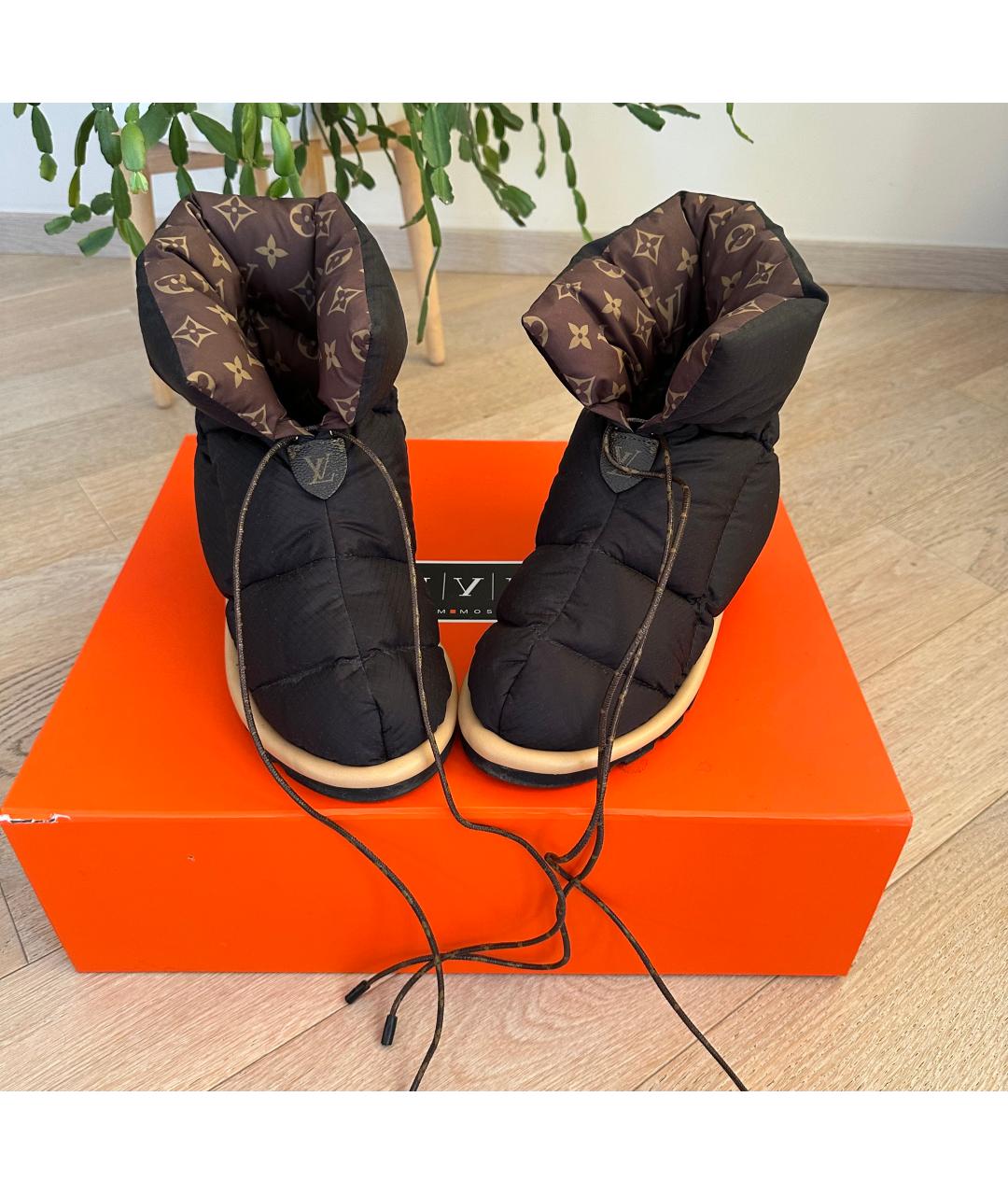 LOUIS VUITTON Черные полусапоги, фото 3
