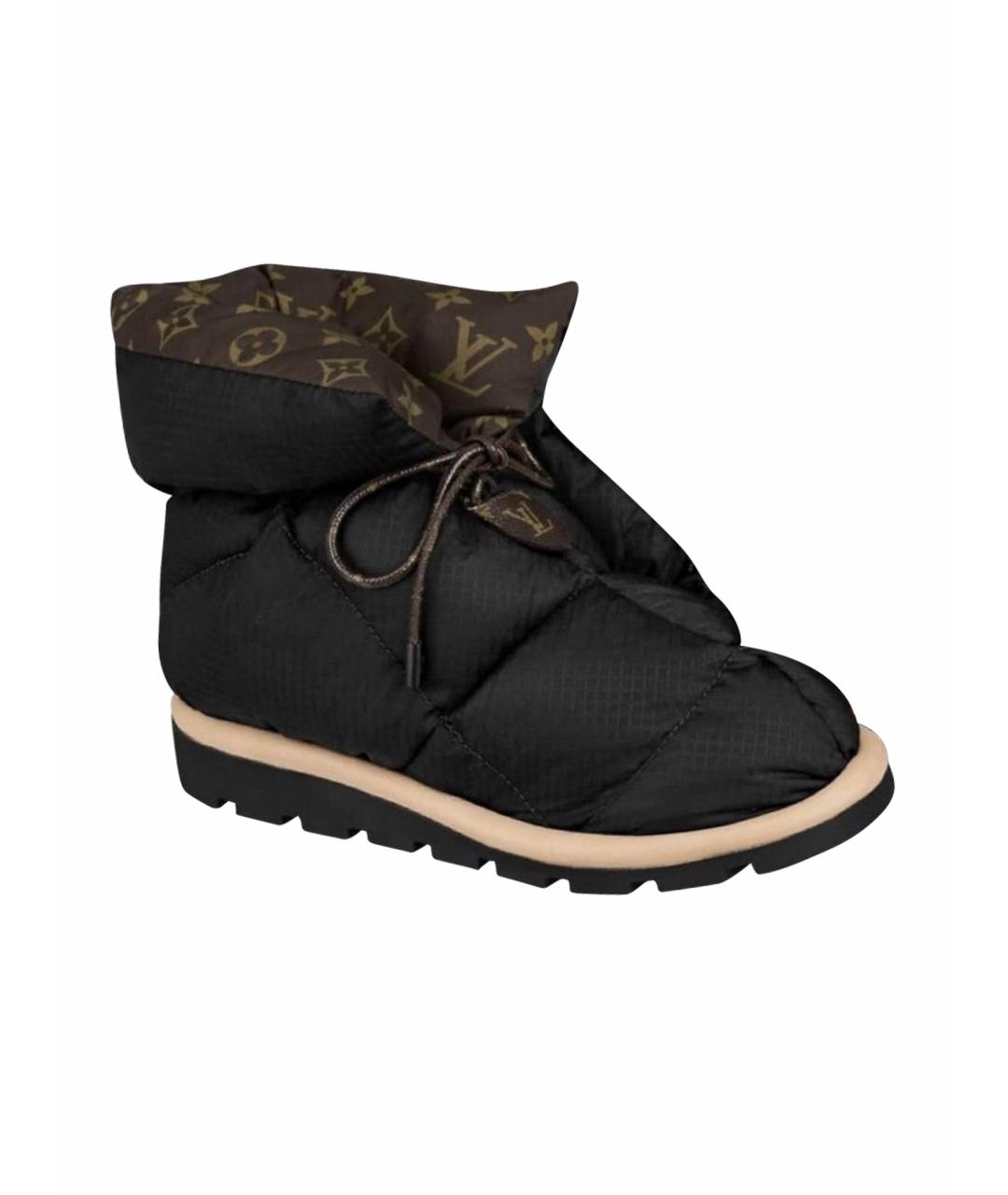 LOUIS VUITTON Черные полусапоги, фото 1