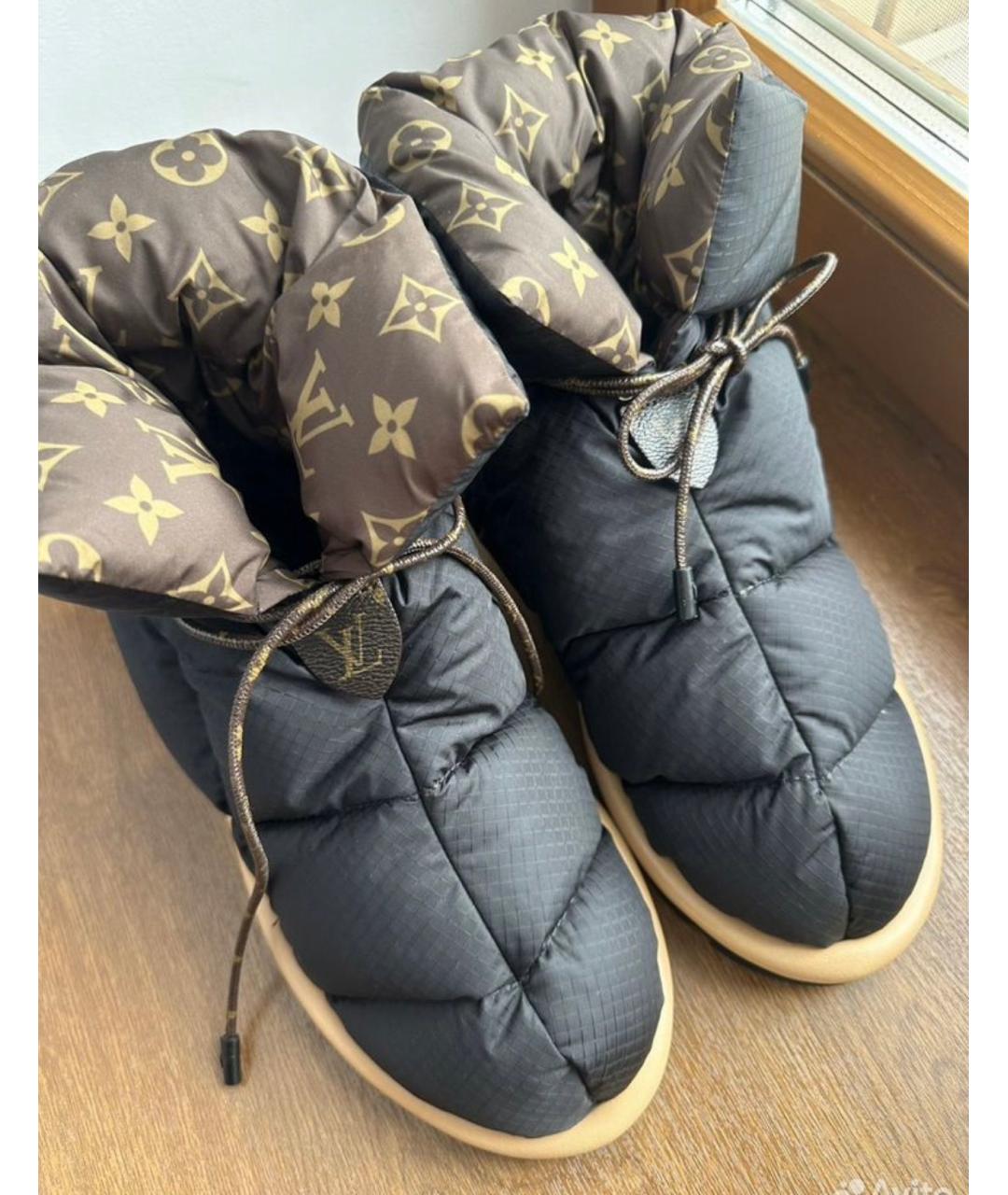 LOUIS VUITTON Черные полусапоги, фото 4