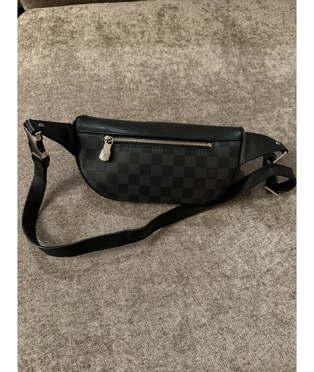 LOUIS VUITTON Серая поясная сумка, фото 2