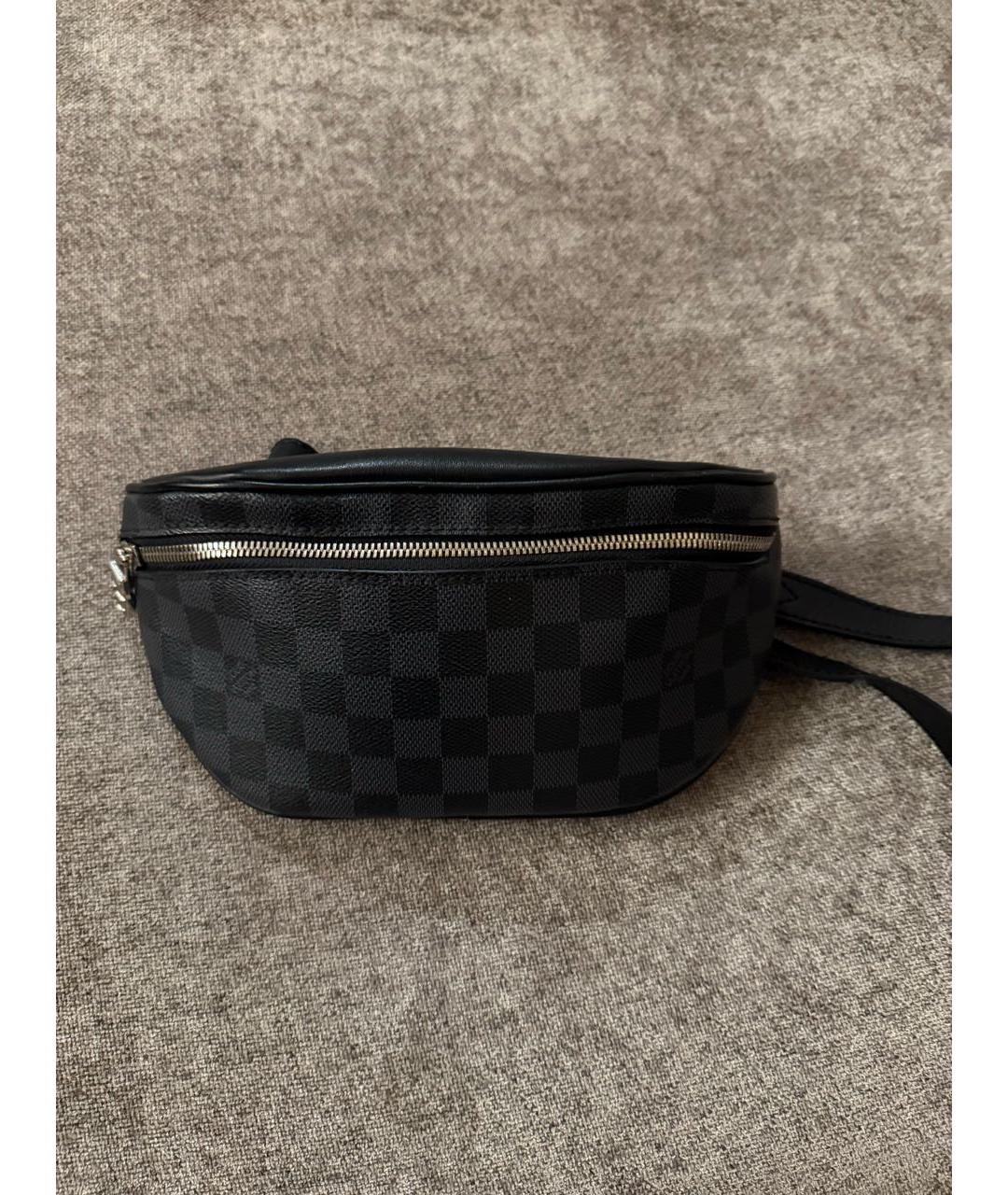 LOUIS VUITTON Серая поясная сумка, фото 7
