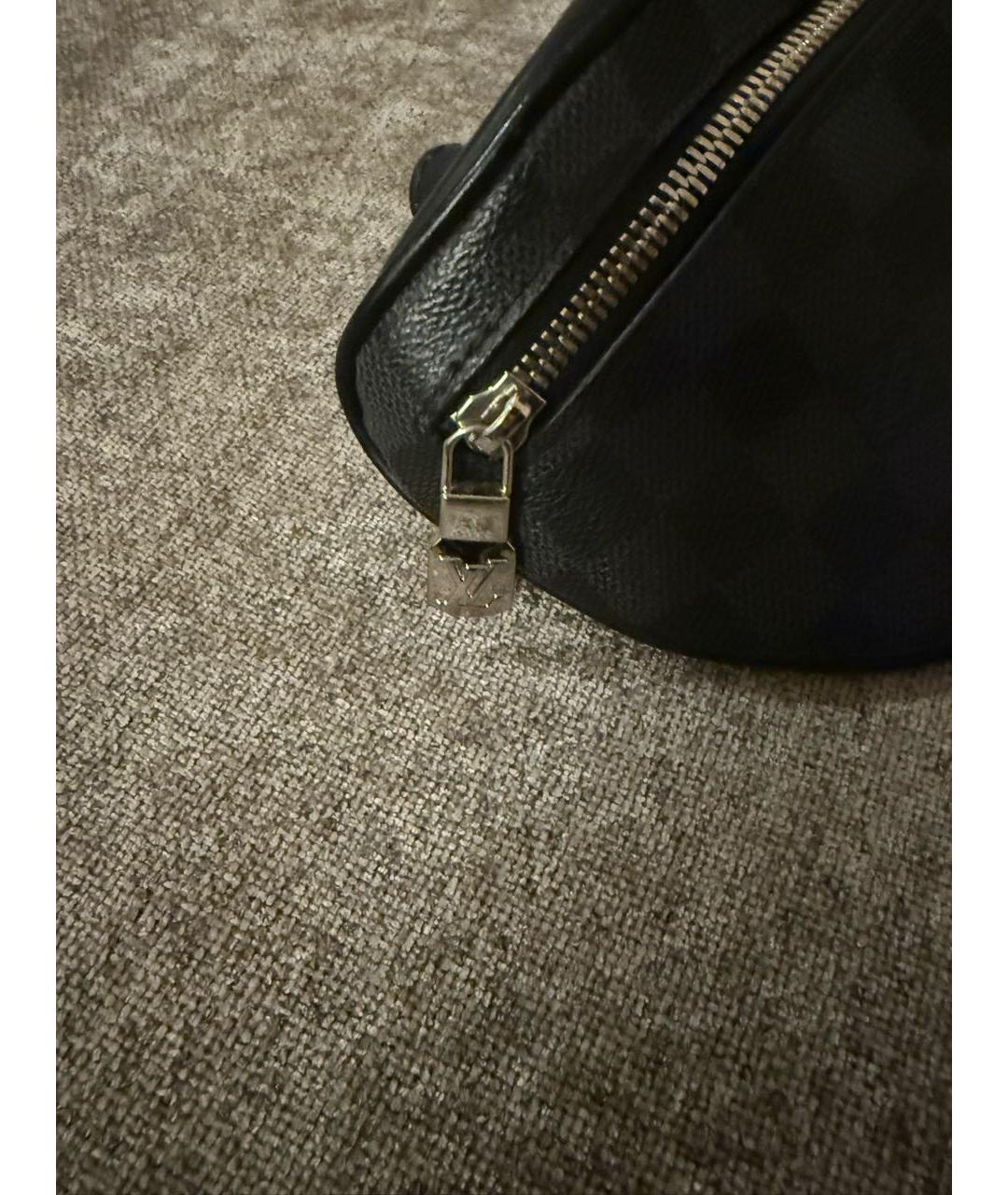 LOUIS VUITTON Серая поясная сумка, фото 4