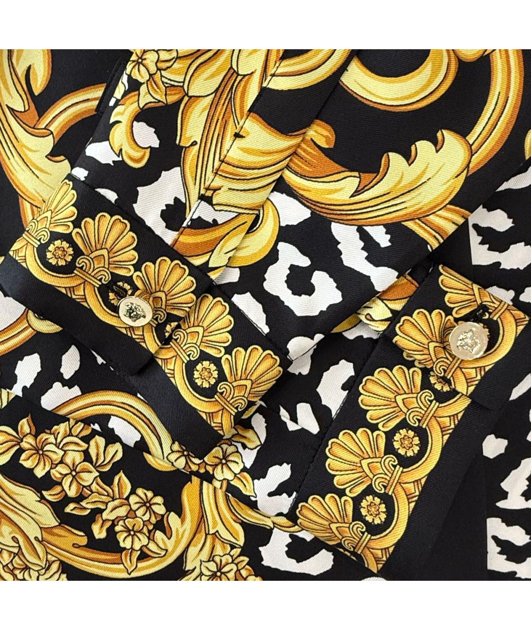 VERSACE Мульти шелковая рубашка, фото 6