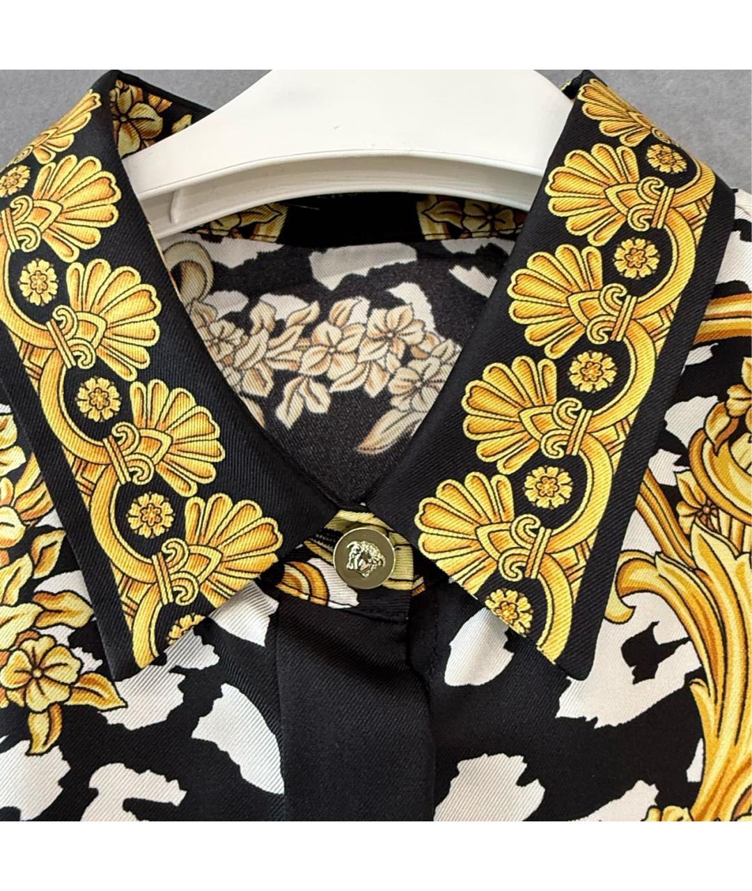VERSACE Мульти шелковая рубашка, фото 5